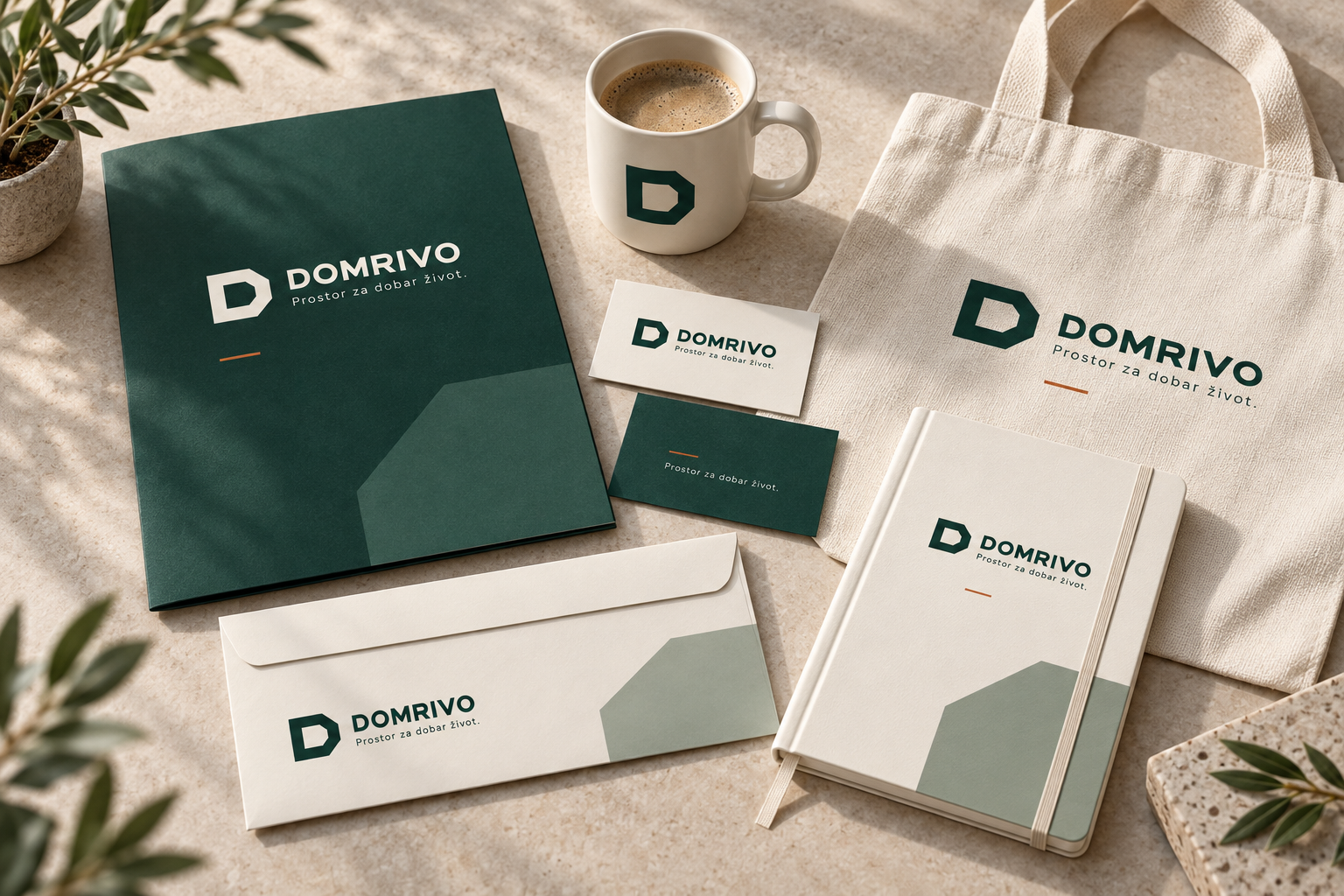 DOMRIVO — vizualni identitet